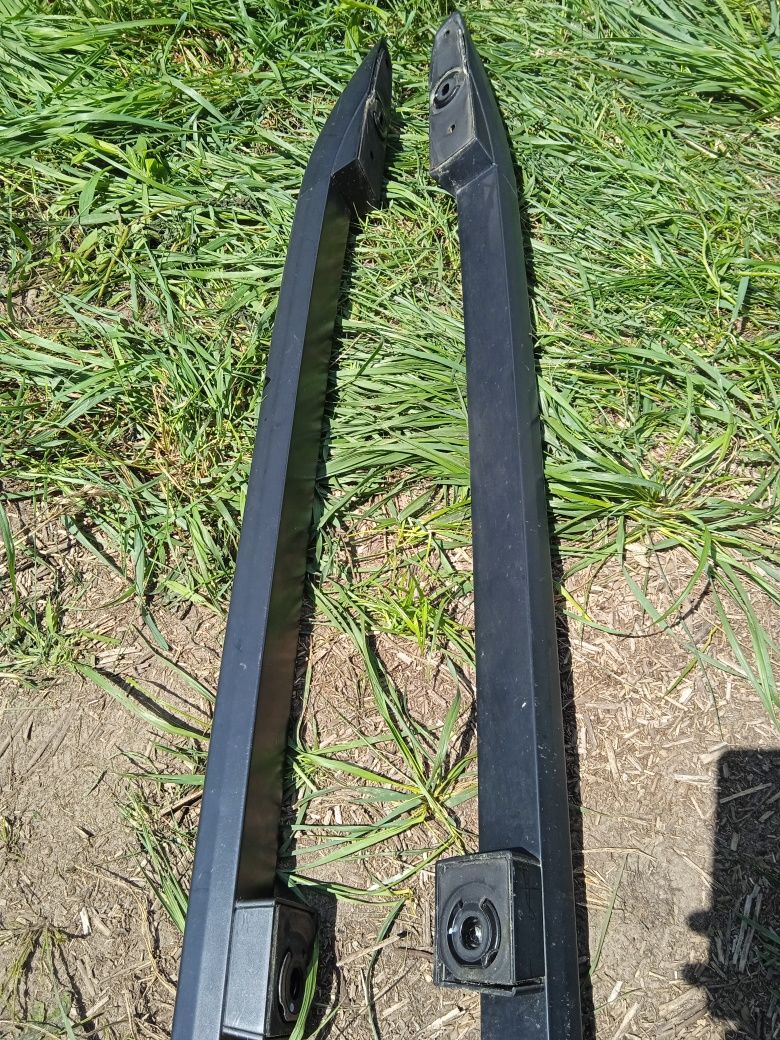Oryginalne relingi dachowe VW caddy 4 15-20 krótki czarne