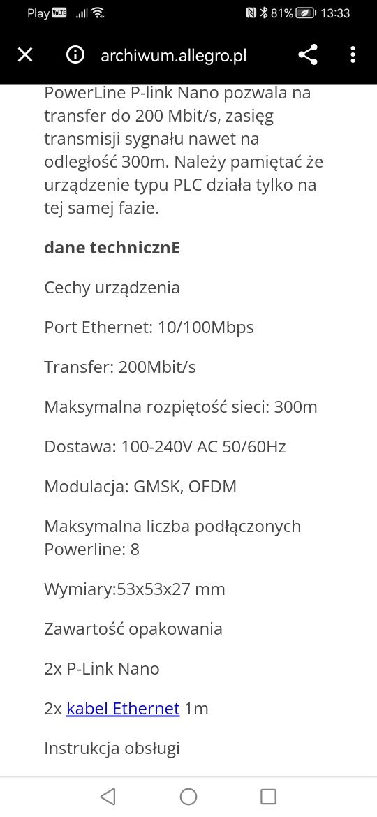 Adapter sieciowy
