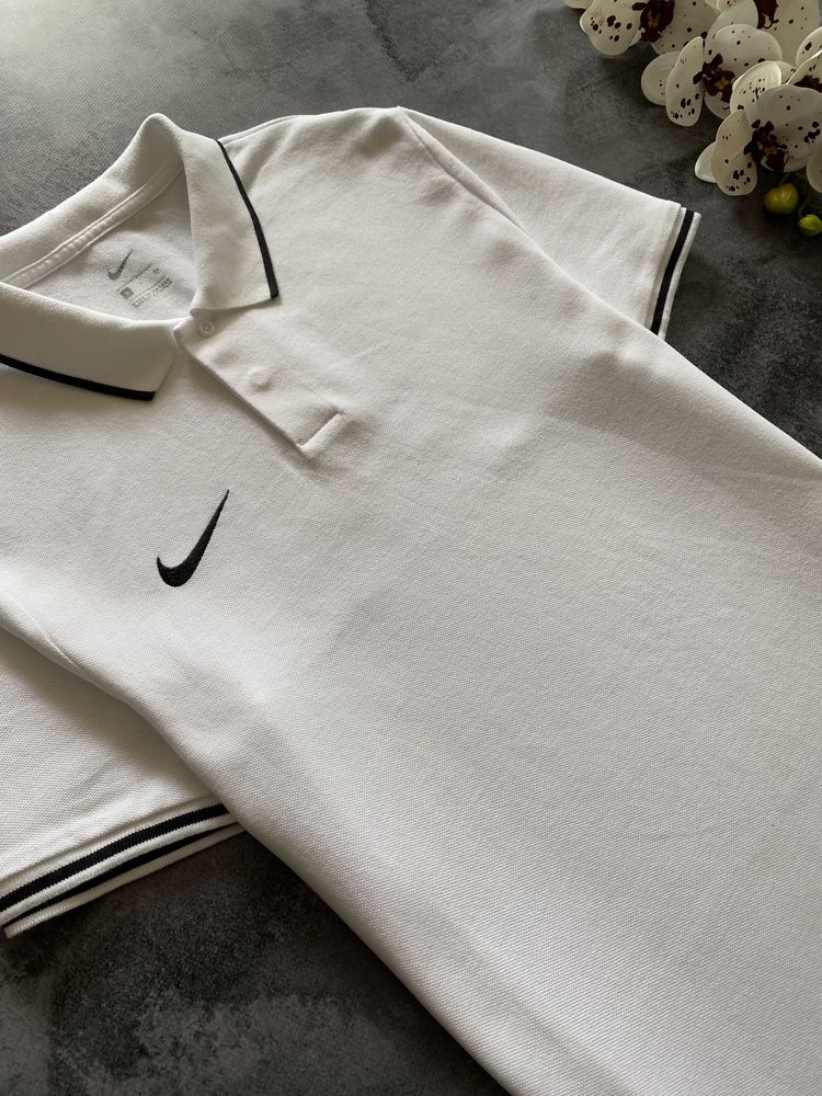 Поло футболка Nike Court белое мужское оригинал