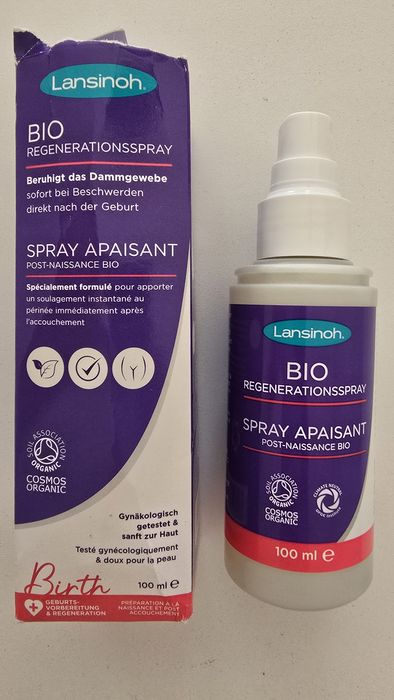 Organiczny poporodowy spray przeciwbólowy regenerujący Lansinoh 100 ml