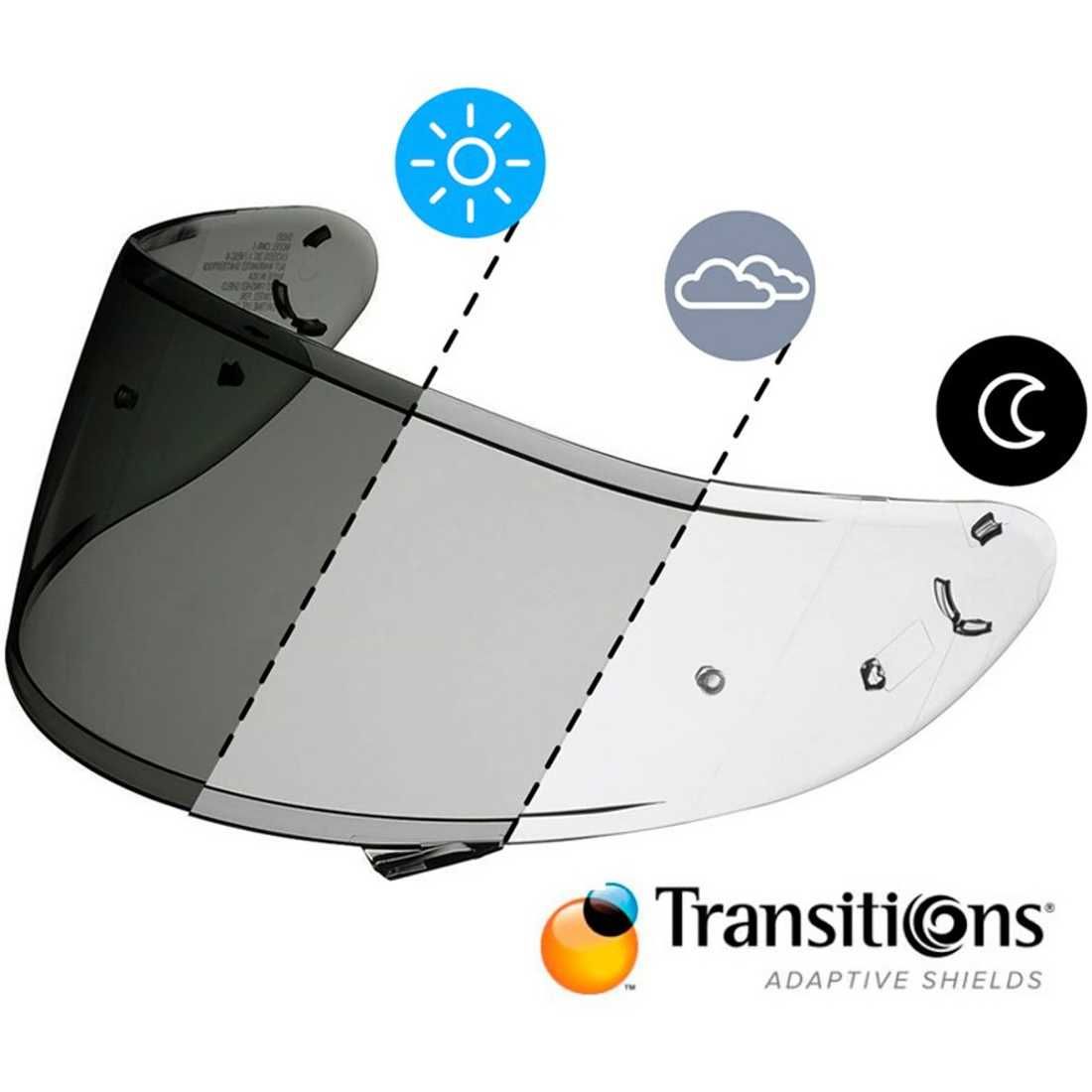 Visor Fotocromático Shoei X14/Z7/NXR - Novo