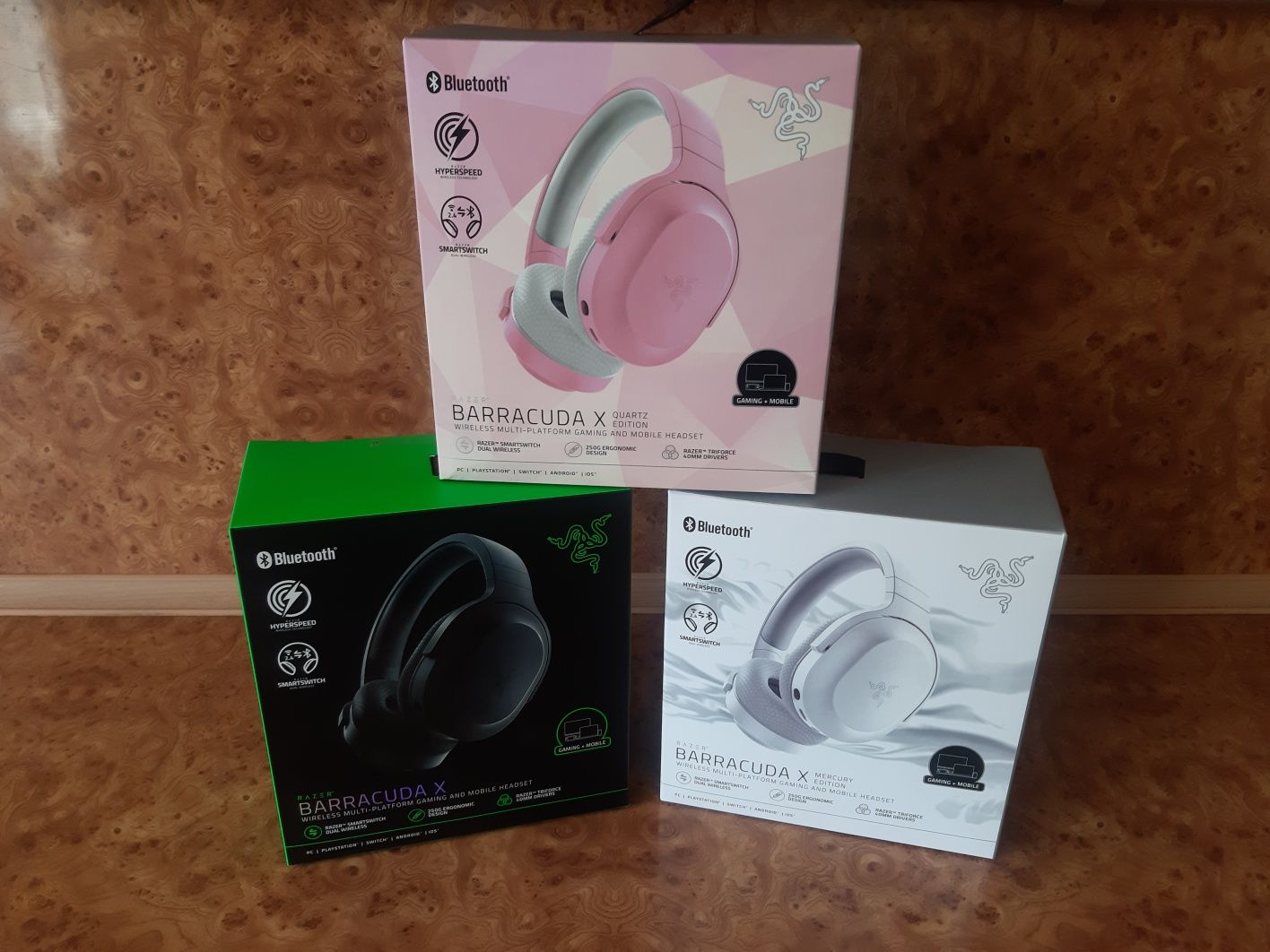 Навушники Razer Barracuda X 2022 Quartz (Рожеві) (Bluetooth 5.2)