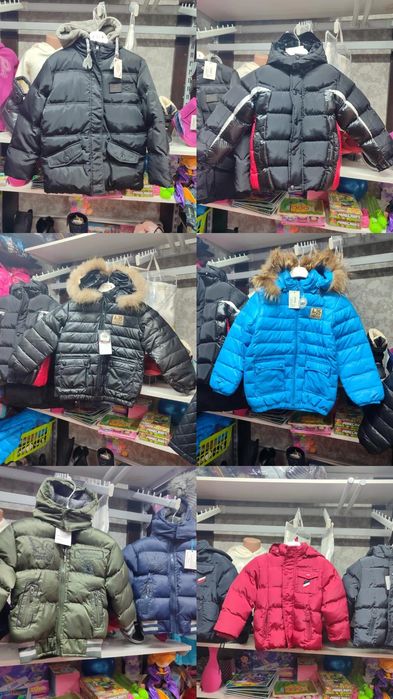 Зимова куртка пуховик для хлопчиків 92-128 Київ