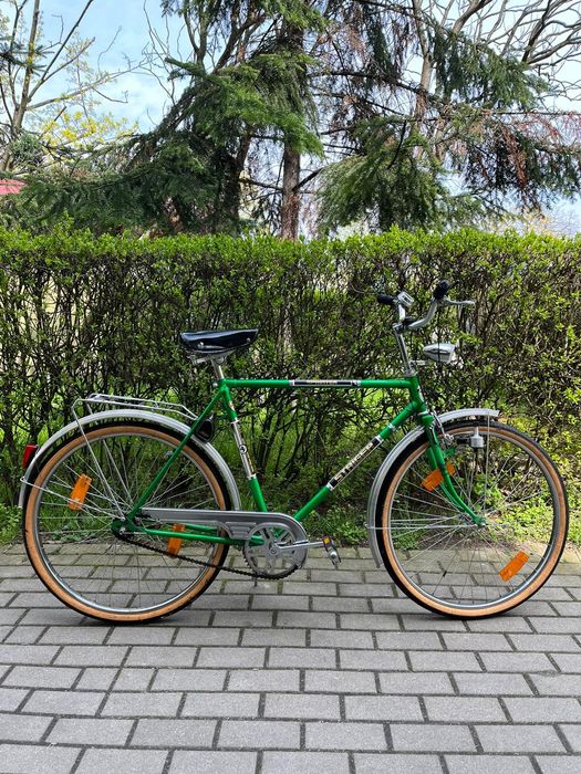 Rower miejski Staiger męski zielony 26’ retro vintage oldschool