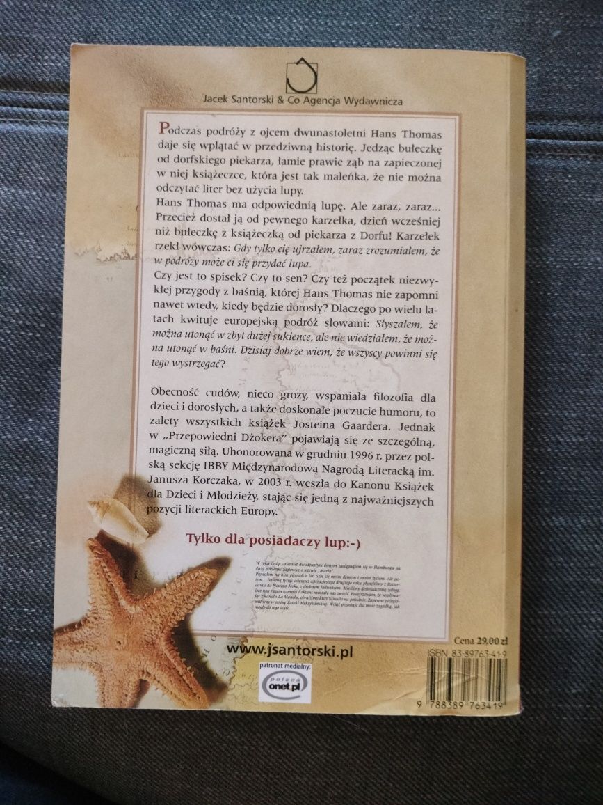 Jostein Gaarder "Przepowiednia Dżokera"