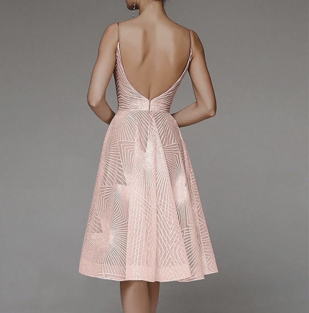 Sukienka midi maxi dluga elegancka wesele XS