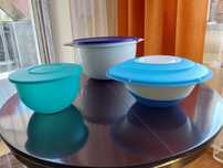 Tupperware, Miska Mega MAXIMILIAN 10L i Miska Milo z pokrywką + gratis
