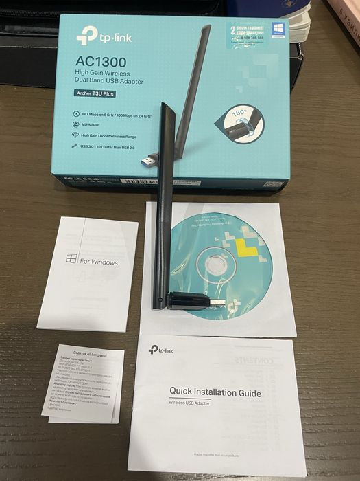 WIFi adapter tp-link AC1300 Archer T3U Plus