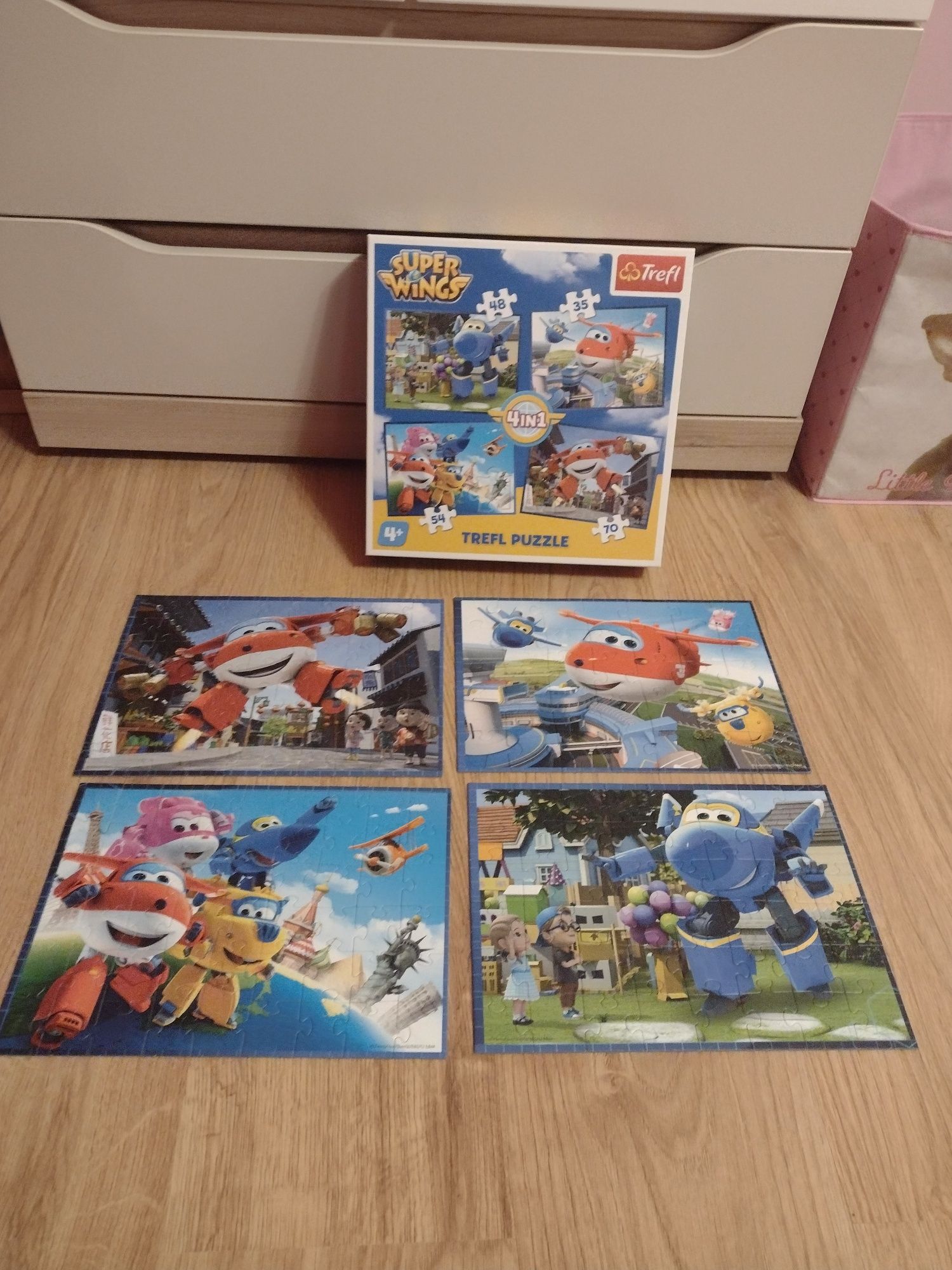 Puzzle Super Wings 4w1