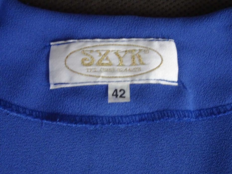 długa sukienka z bolerkiem rozmiar 42