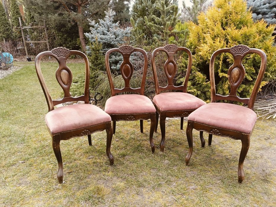 Krzesła ludwikowskie do renowacji