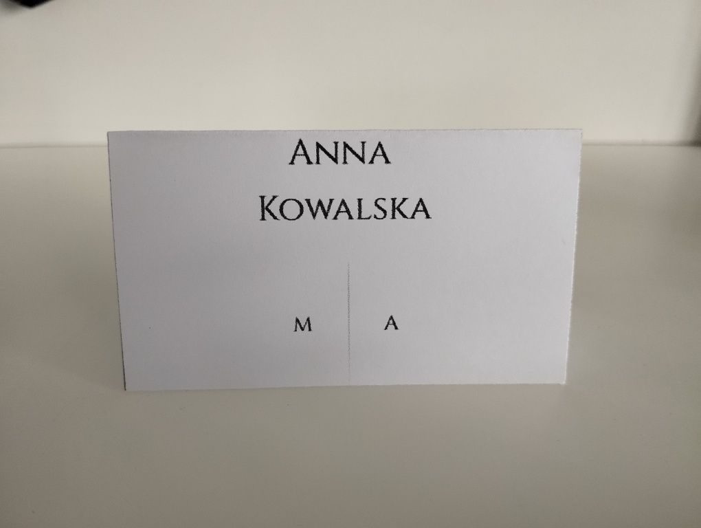 Winietki, zawieszki