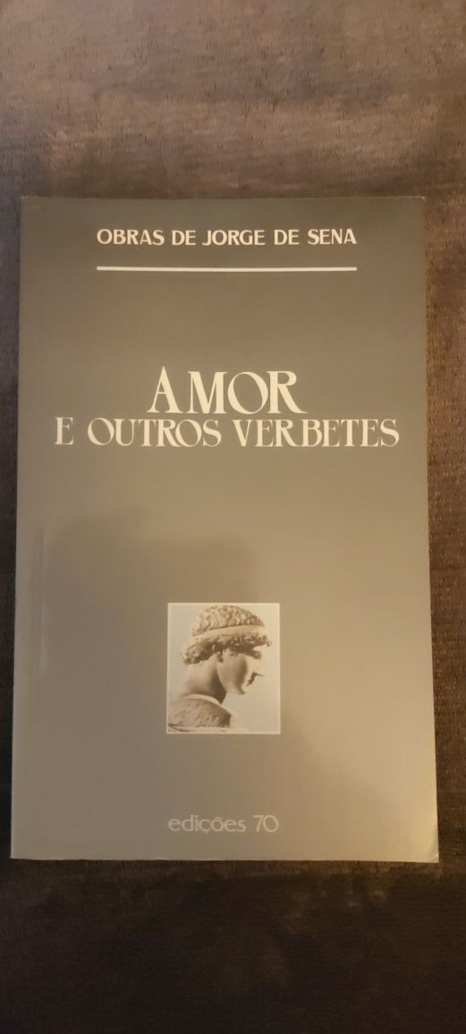 Livro "Amor e outros verbetes" Jorge de Sena