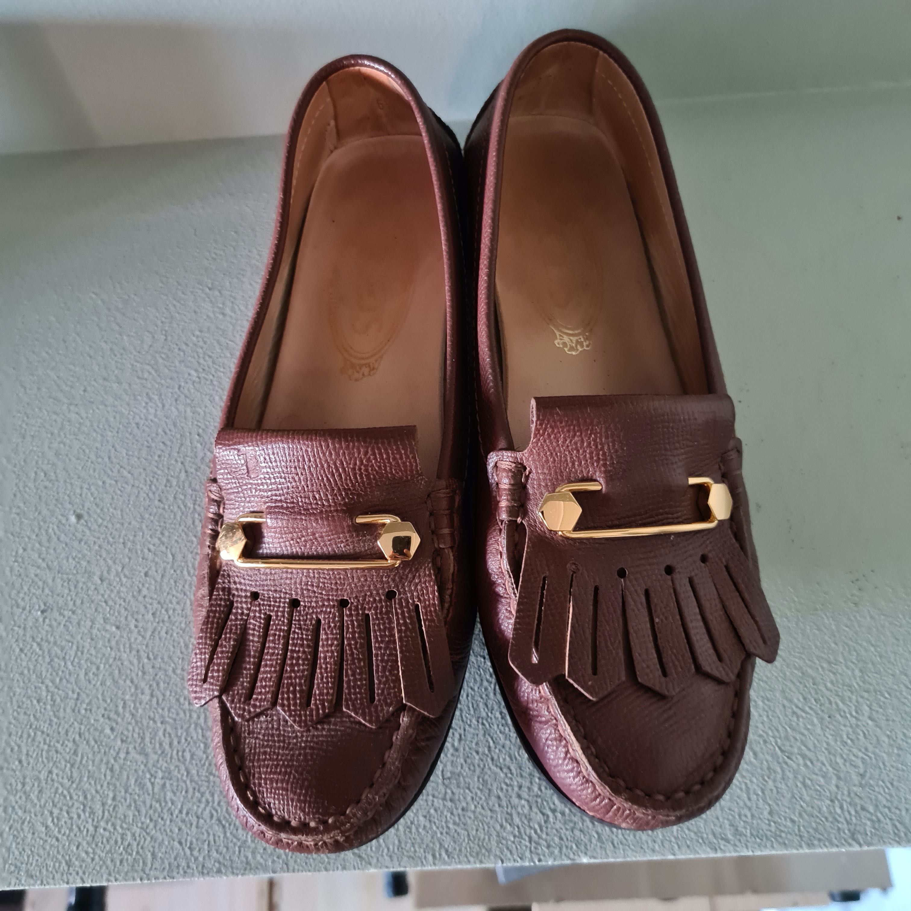 Loafers marca Tod´s castanho 36.5 37