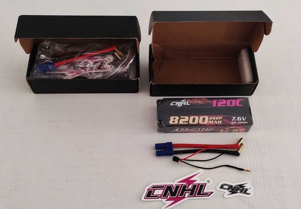 Baterias Lipo 2S HV 7.6V 8200mah 120C Hardcase - Novas a estrear