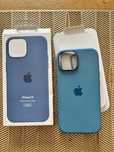 Plecki etui silikonowe oryginalne Apple Iphone 15 niebieski blue