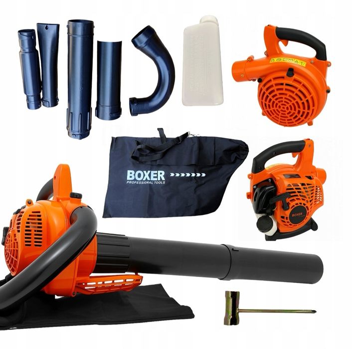 Dmuchawa+odkurzacz do liści śniegu spalinowa na benzyne z workiem 3w1