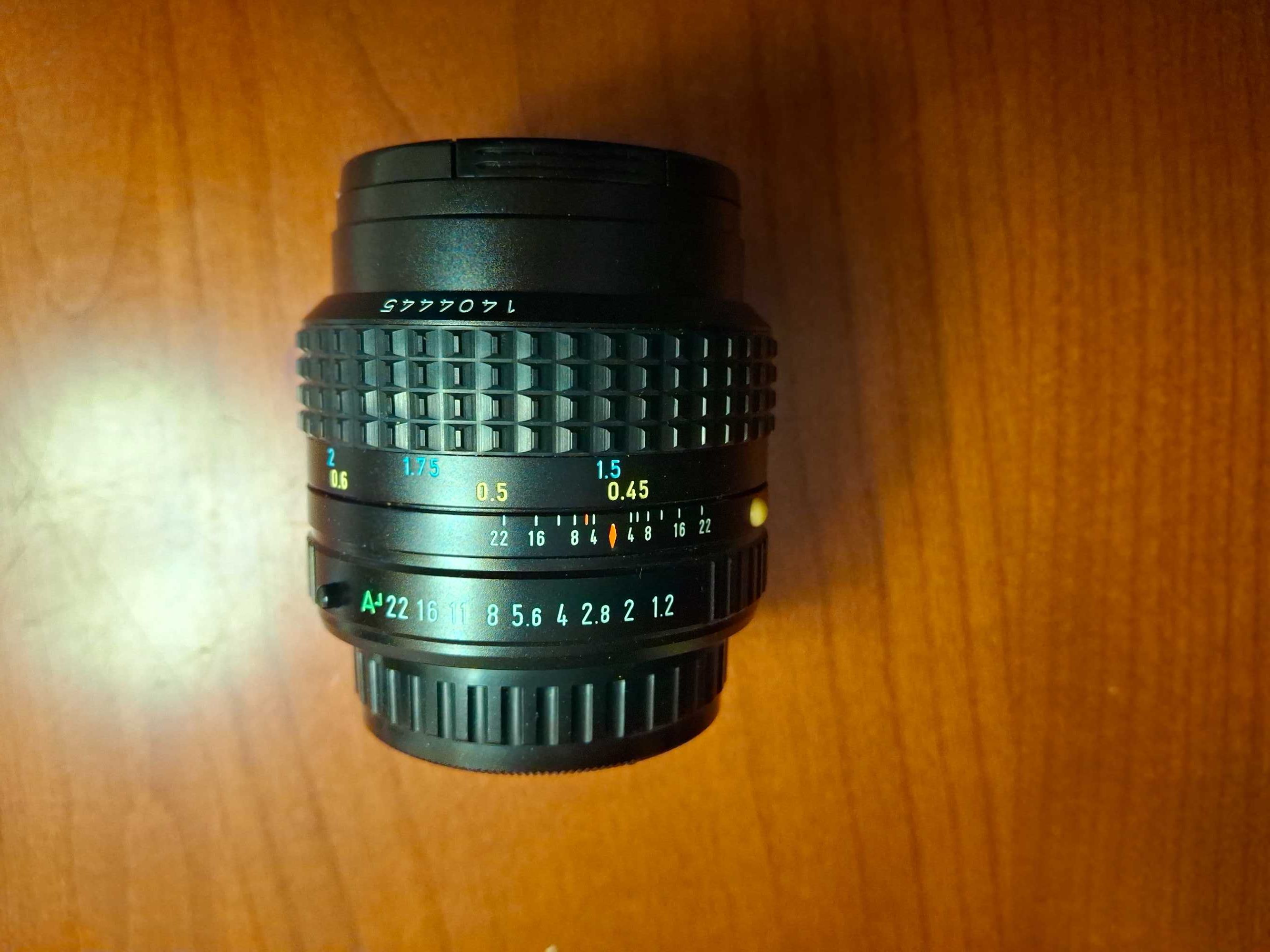 Obiektyw SMC PENTAX-A 1:1.2  f/1.2  50mm / M42