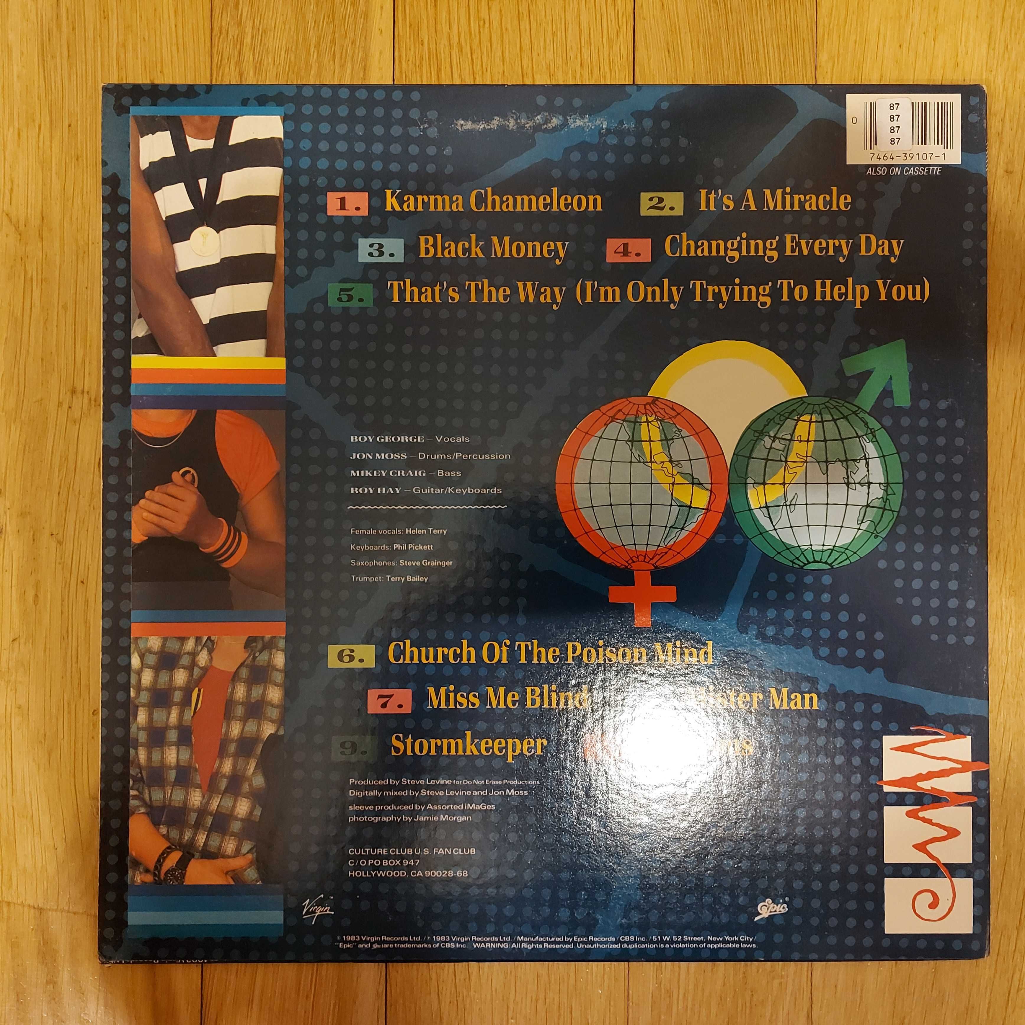 Culture Club  Colour By Numbers  1983  USA  (EX/NM-) + inne tytuły