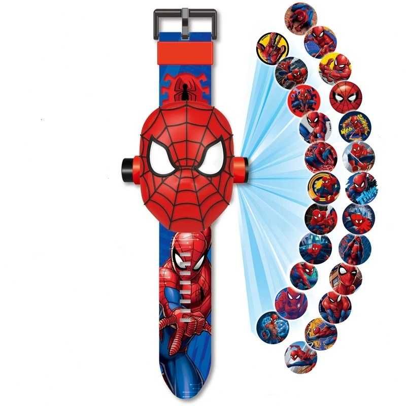 Spiderman Zegarek 3D z Projektorem 24 Obrazki Hit