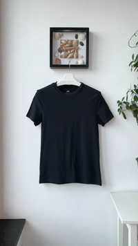 r. 34 / r. XS / H&M T-shirt Regular Fit granatowy