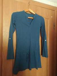 Рубашка/кофта/туника синяя на рост 152-158-164 ДОНЕЦК