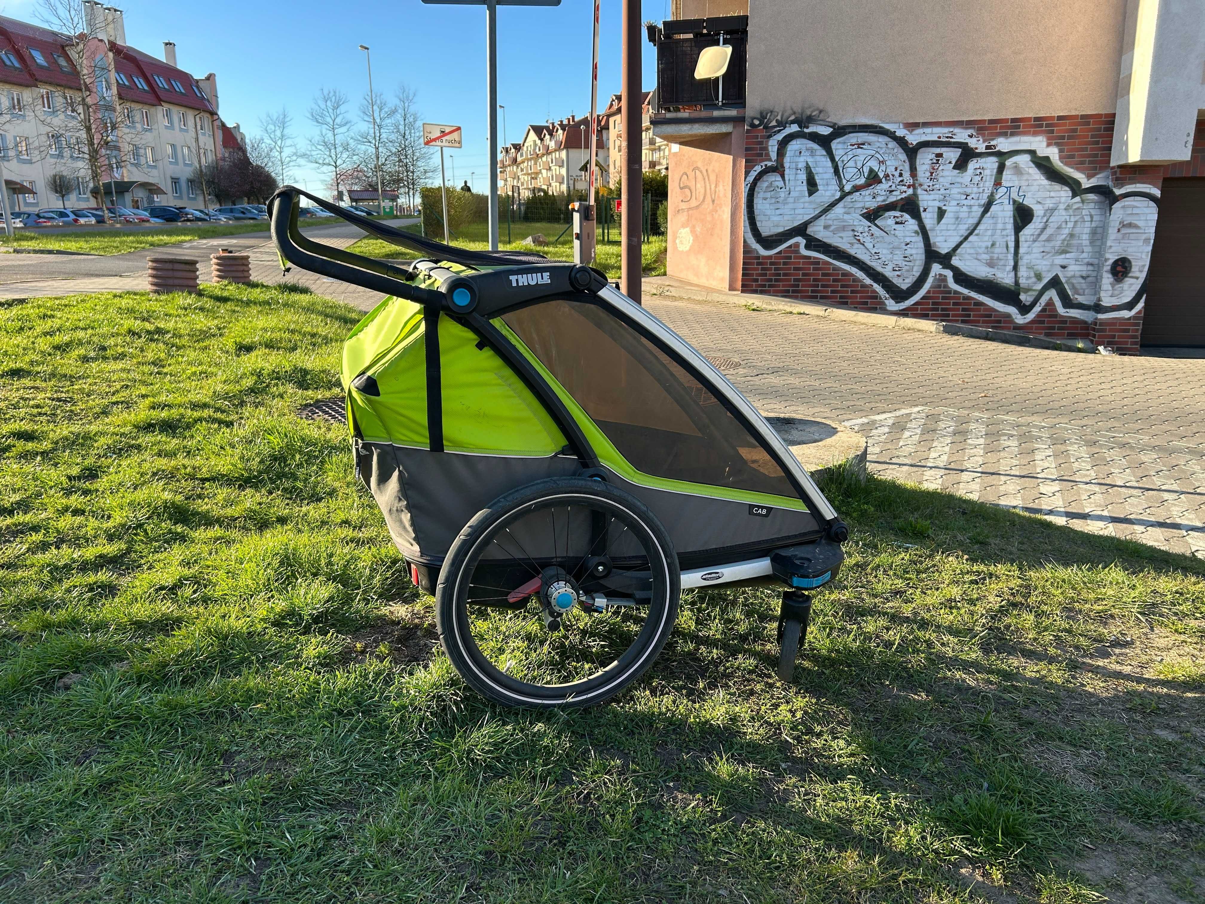 Thule Cab 2 XXL – Przyczepka Rowerowa 2w1 z Pełnym Wyposażeniem