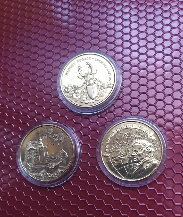 2zł okolicznościowe, 3 monety z 1997r