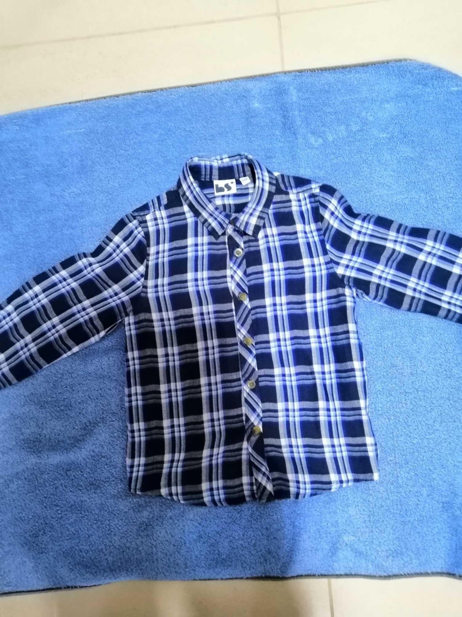 Camisa xadrez, BS, 24-36 meses