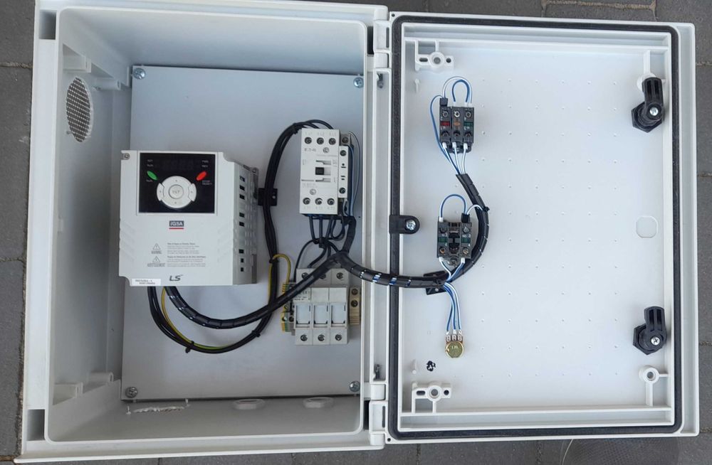 Falownik Lg ls 1,5 kW 400V w skrzynce plus kpl. sterowanie