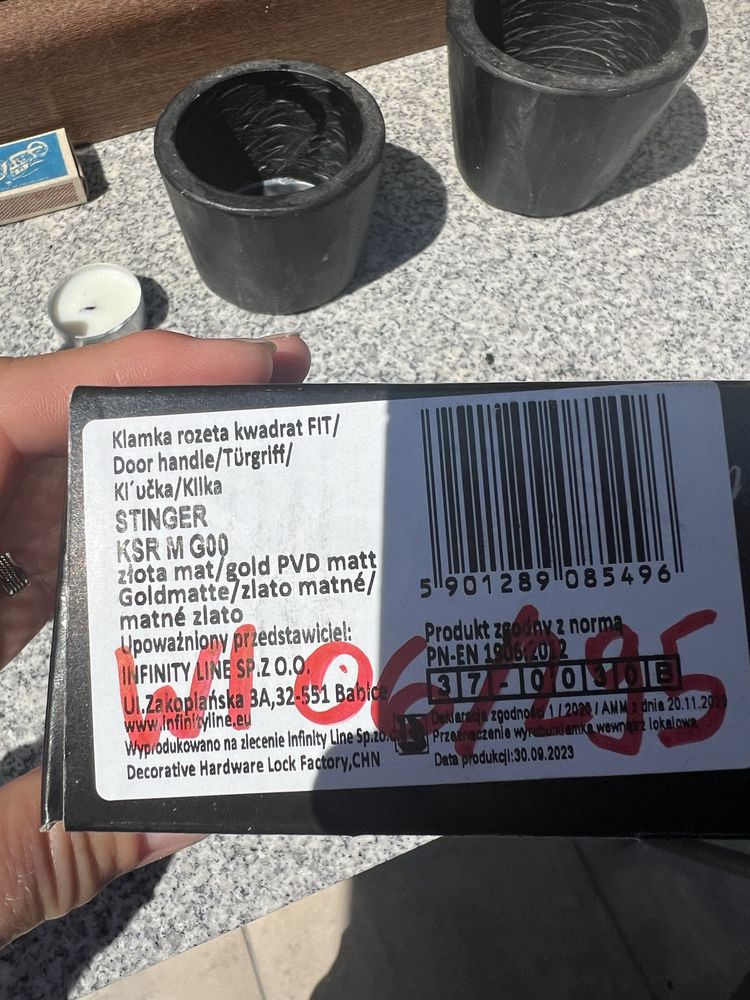 Infinity Line klamka drzwiowa Stinger KSR MG00 ro