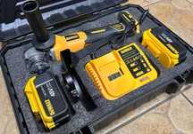 Качественная аккумуляторная болгарка DeWalt 48V5Ah в кейсе + 2 акб