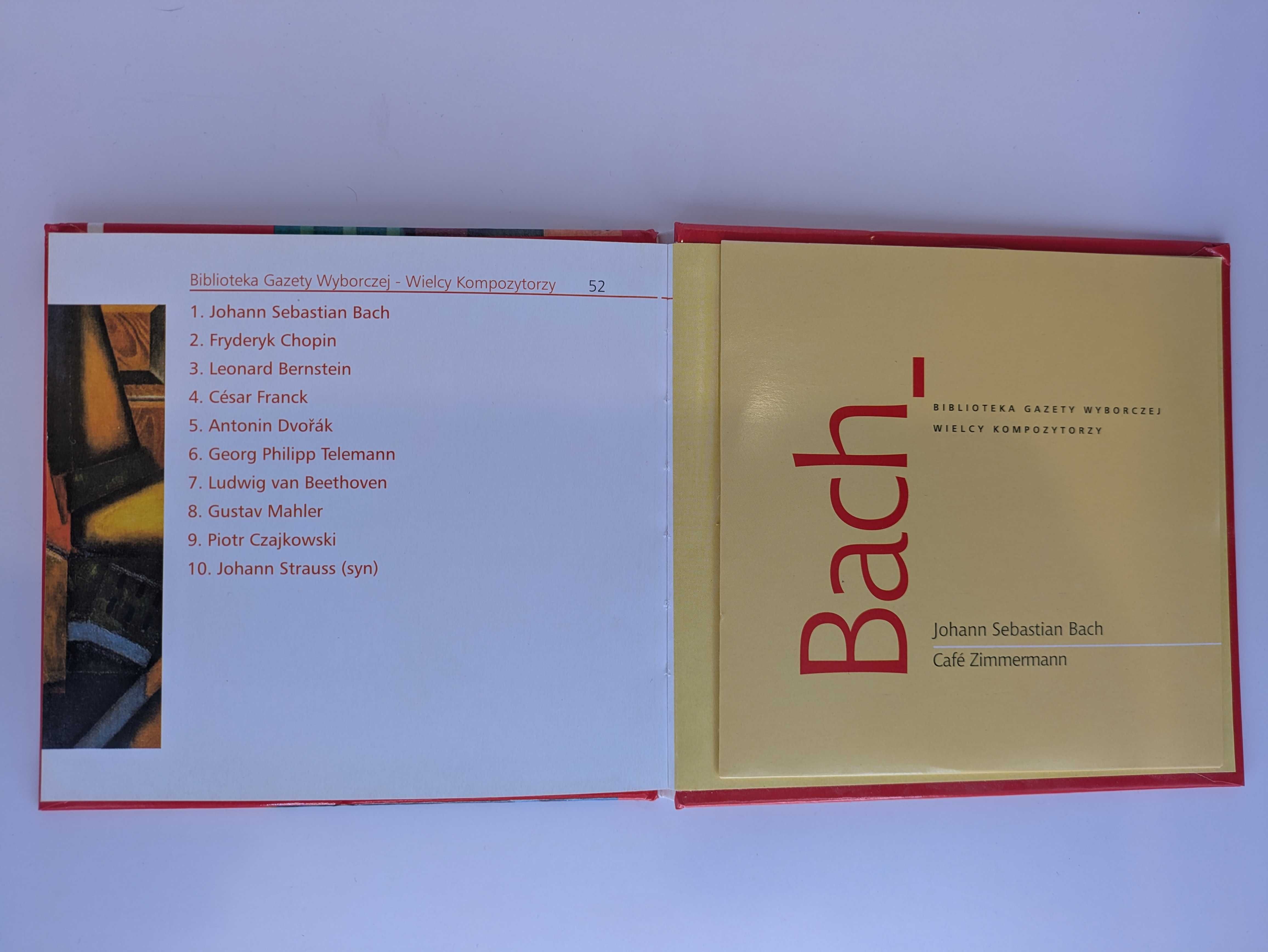 BACH Cafe Zimmermann - książka + CD
