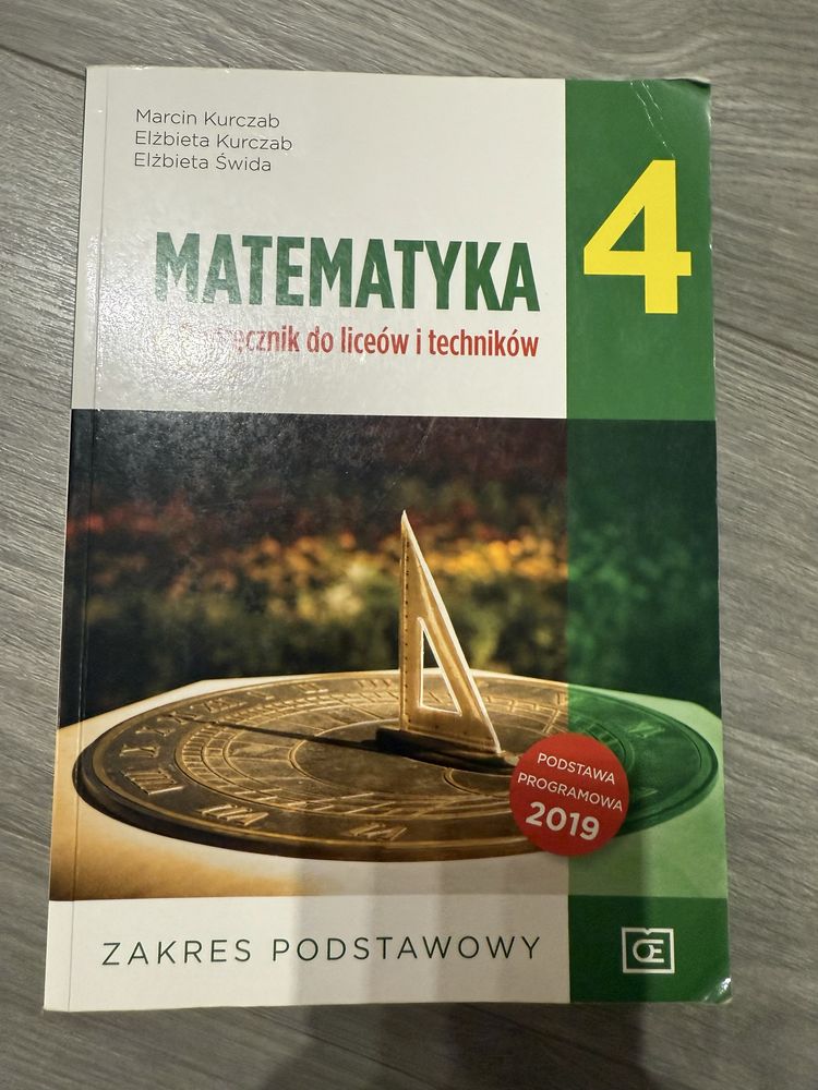 Matematyka 4 zakres podstawowy