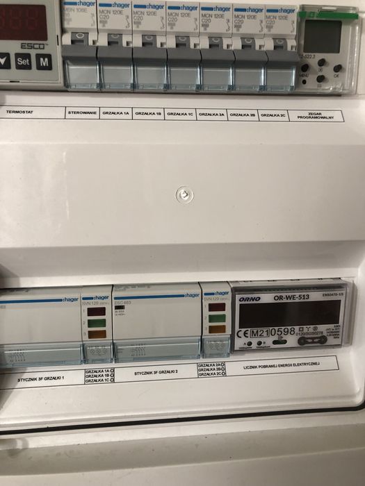 Bufor 1000 grzałki 6kw 3kw Sterowanie