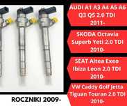 Wtryski AUDI SKODA SEAT SKODA VW 2.0 TDI rok 2009-