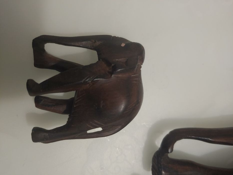 Коллекционные фигуры статуэтки слоников, натуральное дерево