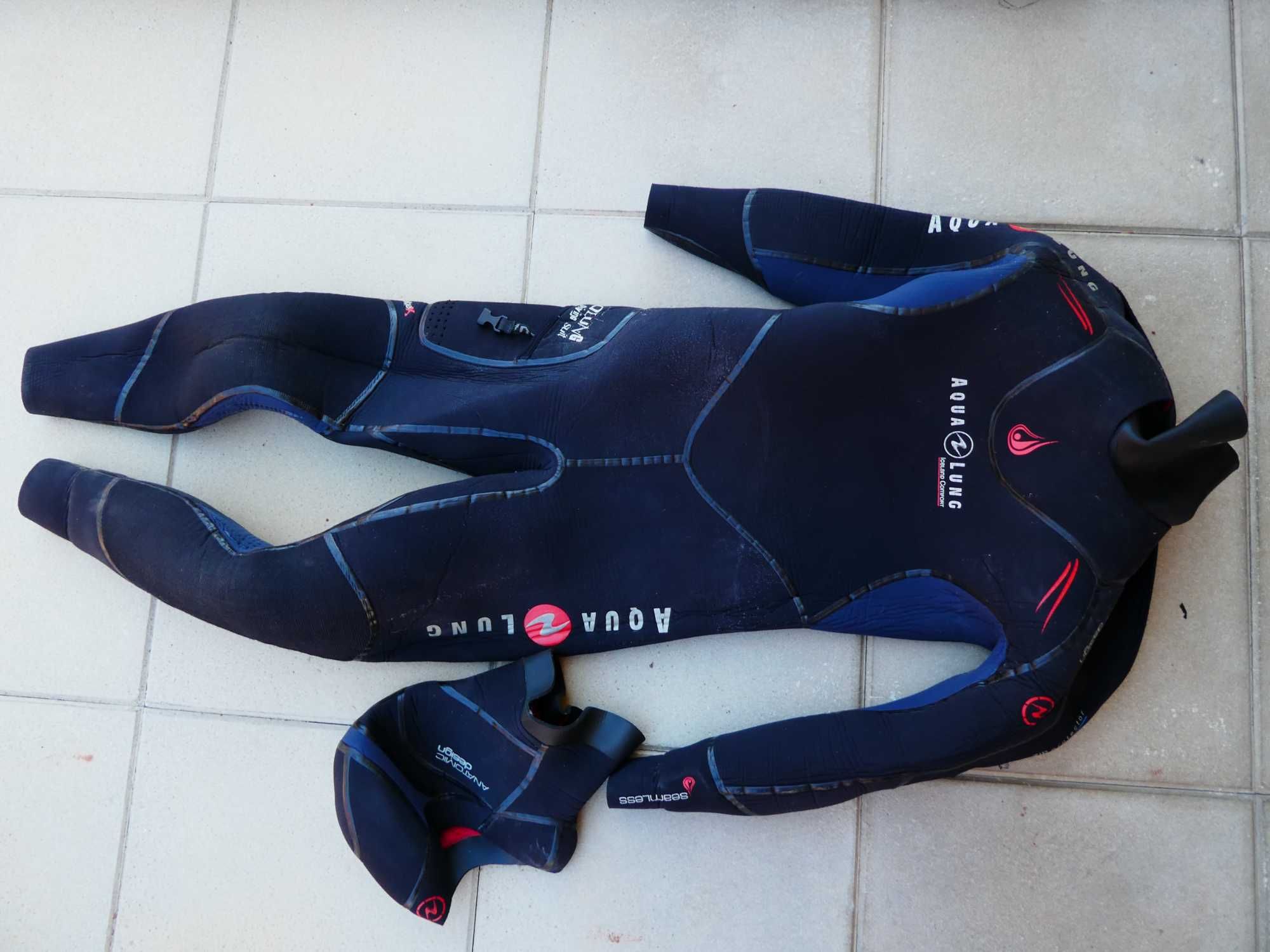 Aqualung Diving Suit 7mm Size-S