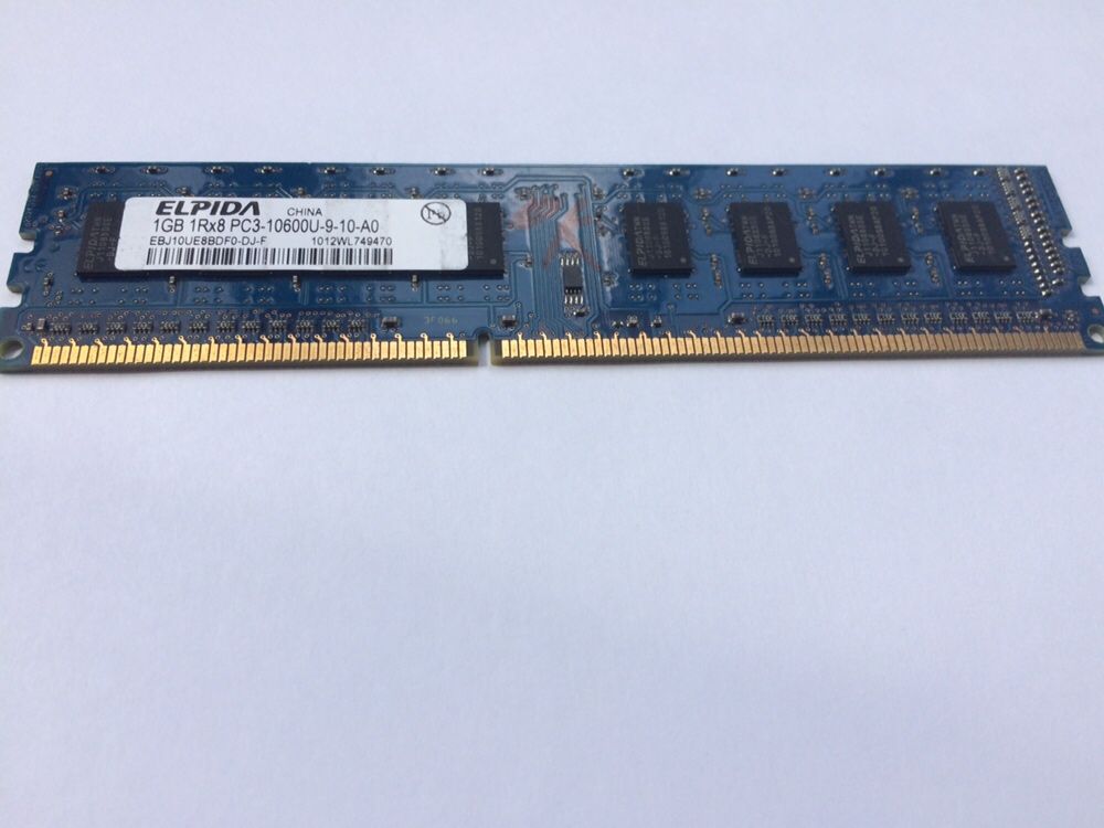 ELPIDA 1 GB DDR3 DESKTOP RAM PC3- 10600U-9-10-A0 1333