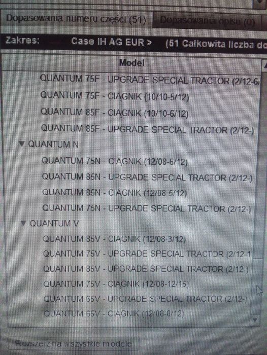 Turbosprężarka do Case Quantum, Farmall C T3
