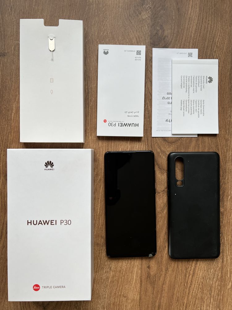 HUAWEI P30 Black 6/128GB sprawny z opakowaniem i dokumentami