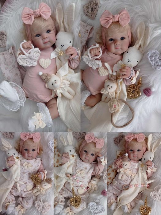 Lalka w typie reborn z wyprawką prezent lala miękki brzuszek
