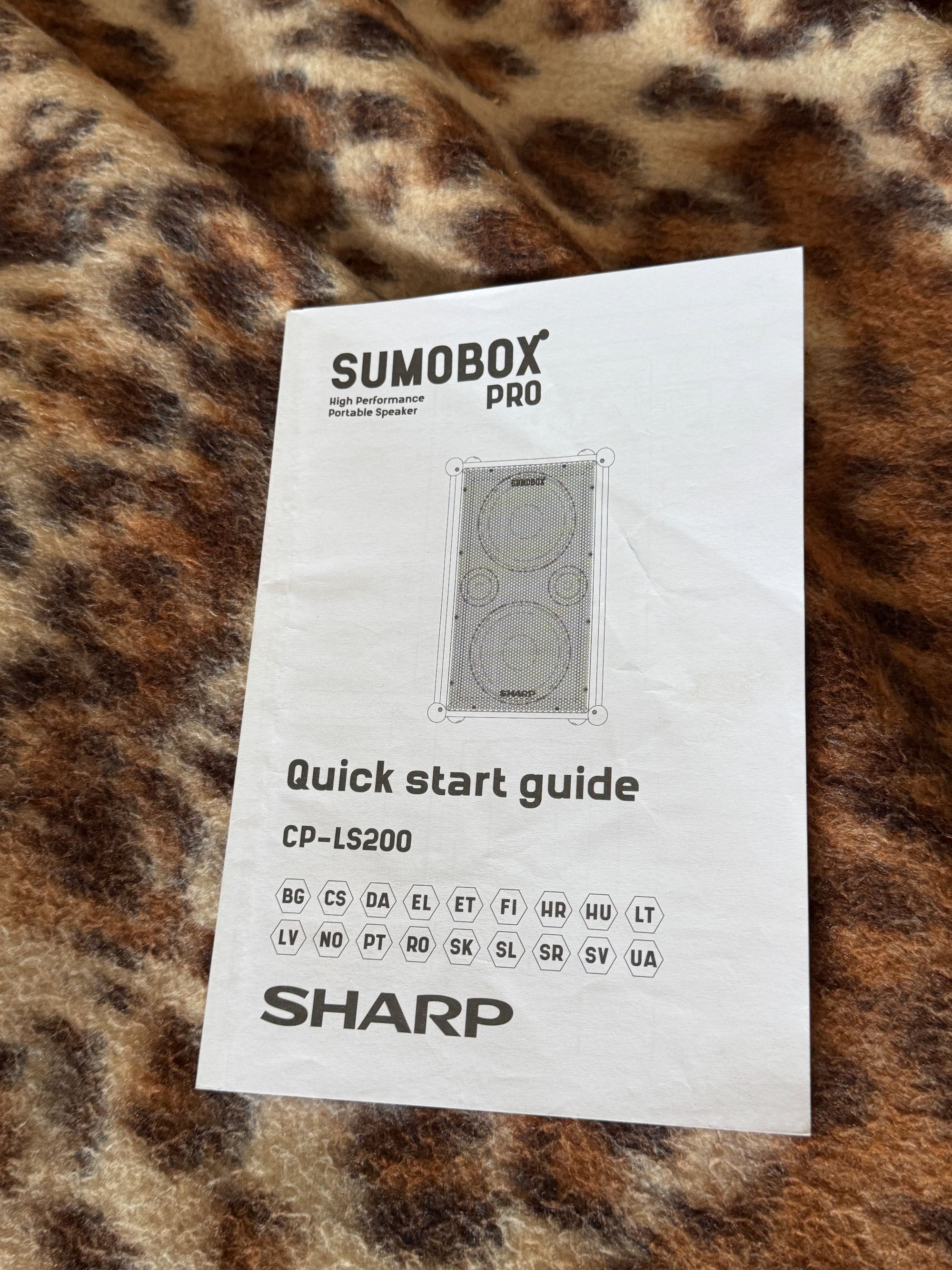 Głośnik przenośny Sharp