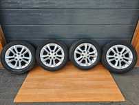 KOŁA FELGI ALUMINIOWE OPONY LETNIE OPEL VECTRA ASTRA ZAFIRA SIGNUM MERIVA 16&quot; 5x110 ET40 195/55/16