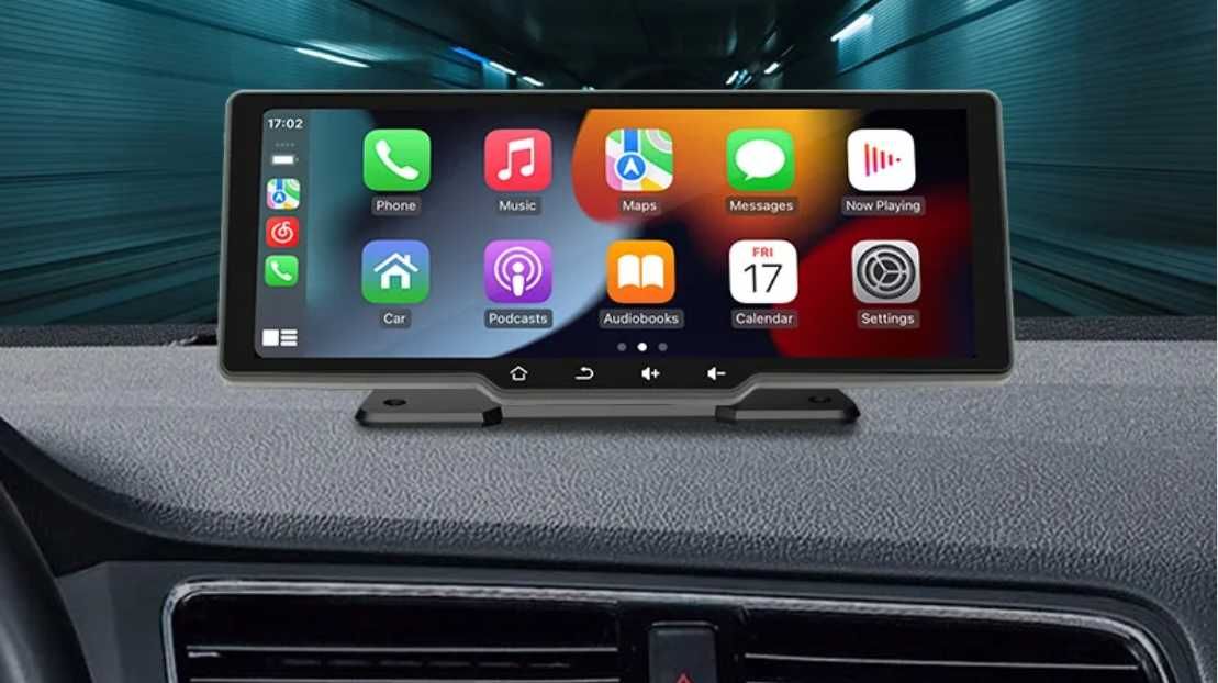 Ecrã Universal 10,26" para Carro com Apple CarPlay e Android Auto