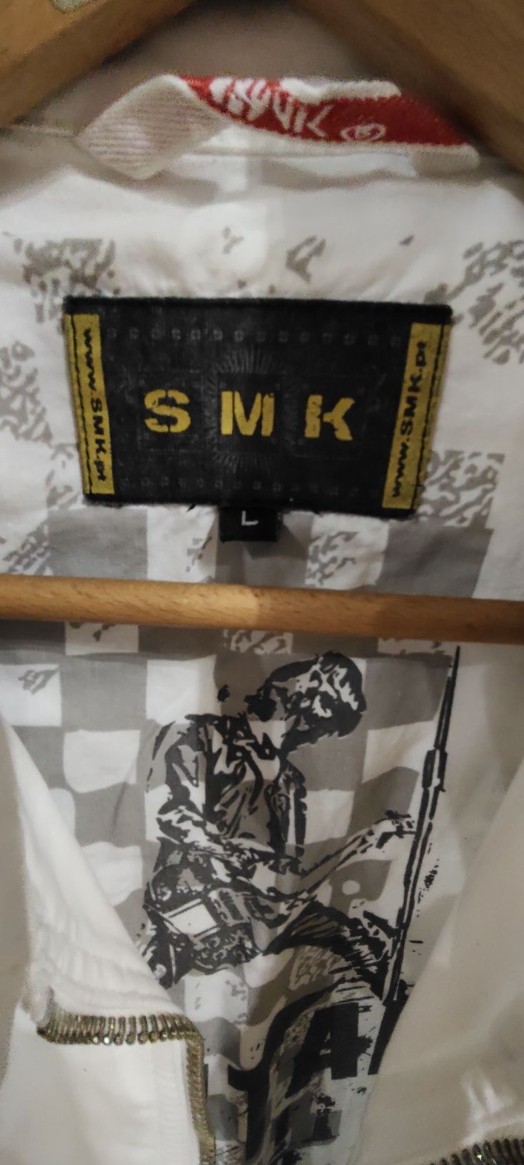 Casaco branco SMK