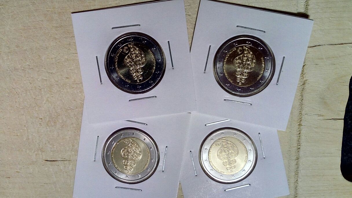 Moedas 2€ Comemorativas Portugal 2016 Coração de Viana