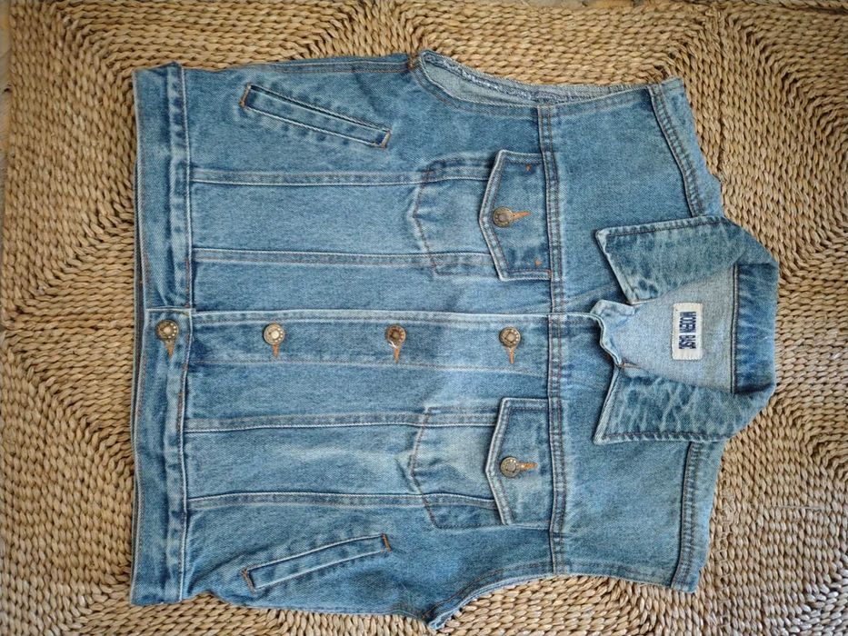 Kamizelka/katana jeansowa " ModernBasic"