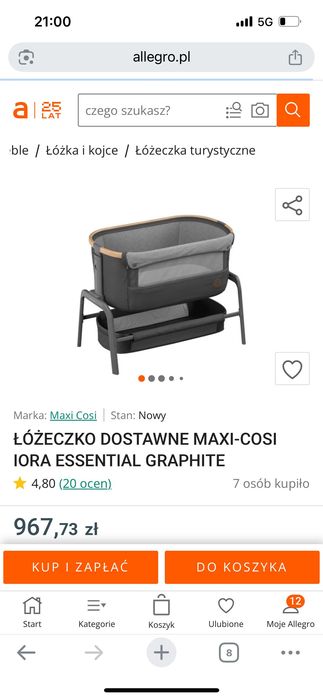 Dostawka do łóżka Maxi-cosi