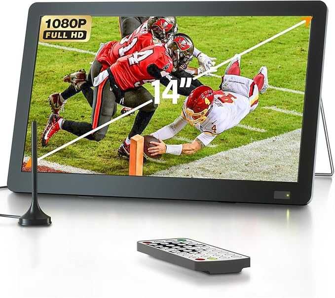 Портативний телевізор PTV142B 14" 1080р (акумуляторний)